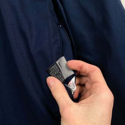 90s Nike Reversible Sidewinder Fleece Coat Jacket Blue Grey 