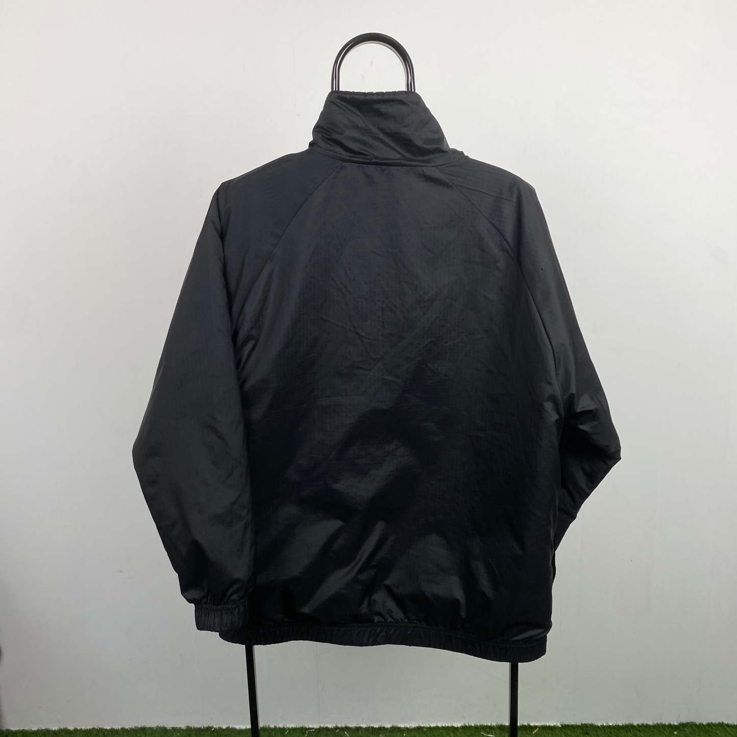 00s Reversible Fleece Coat Jacket Black