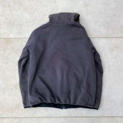00s Reversible Fleece Coat Jacket Black