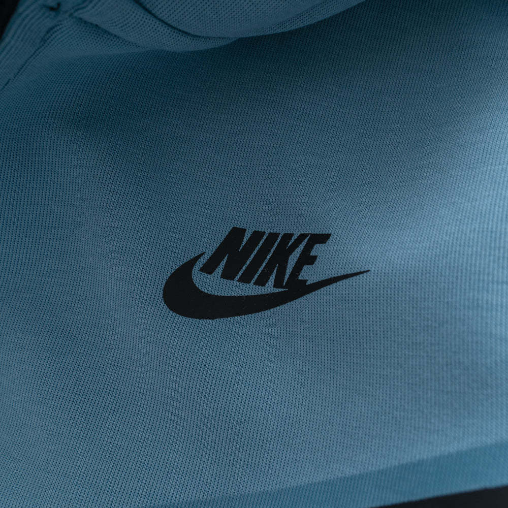 Conjunto Tech Fleece Azule Branco 