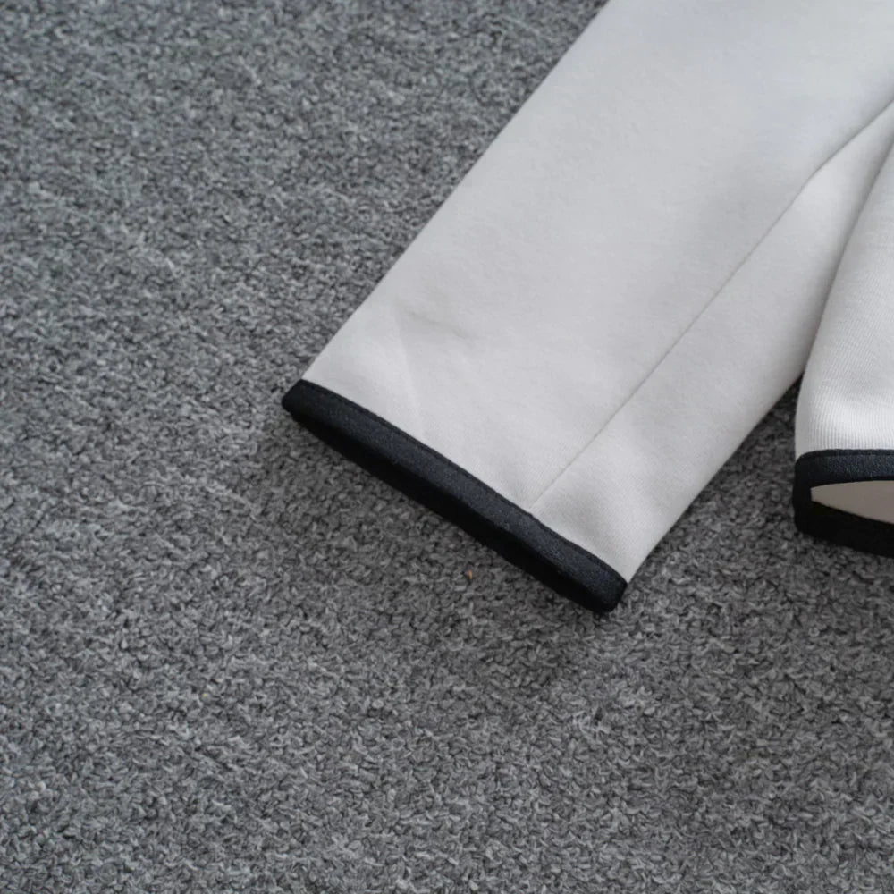 Conjunto Tech Fleece Azule Branco 