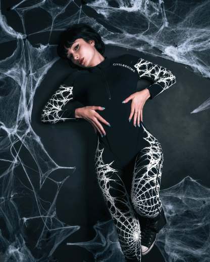 Verse Vixen Cat Suit in Black