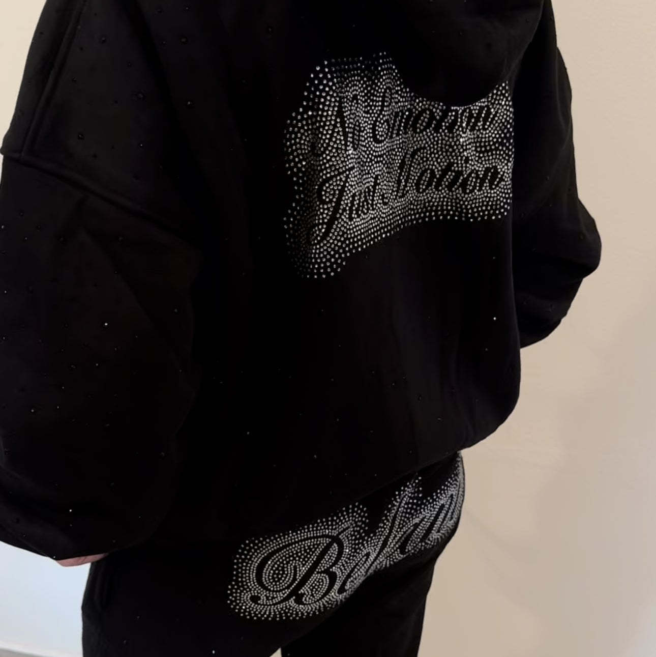 "NO EMOTION, JUST MOTION" HOODIE SET
