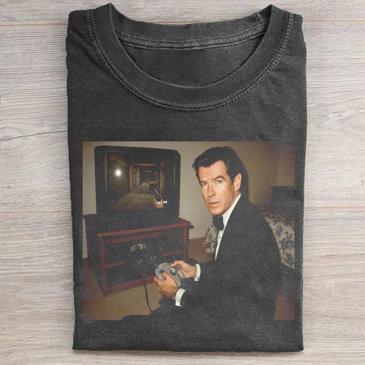 JAMES BOND RETRO GAME T-SHIRT
