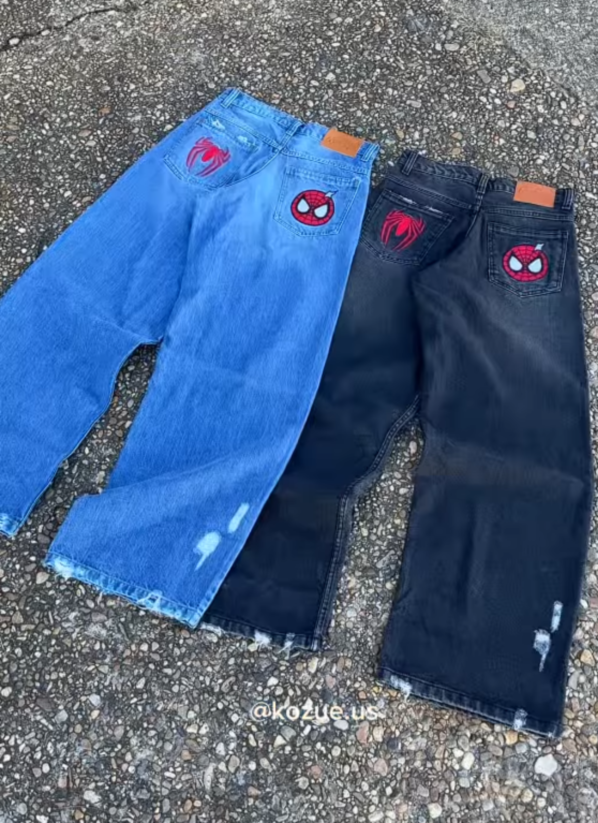 Unisex Graphic Jeans