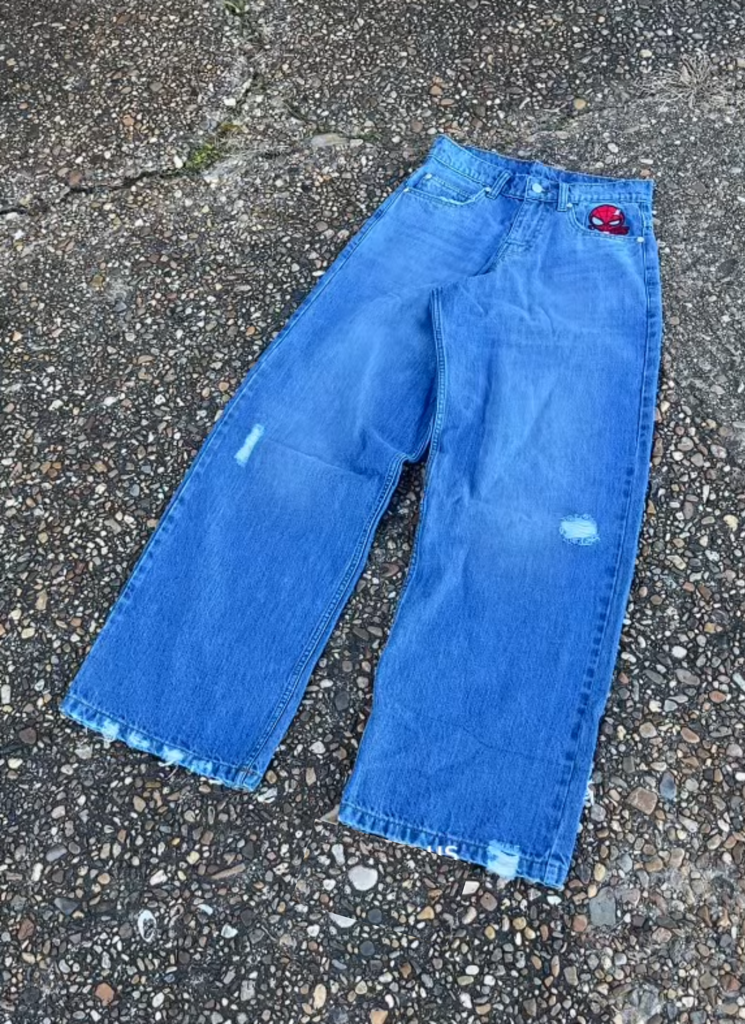 Unisex Graphic Jeans