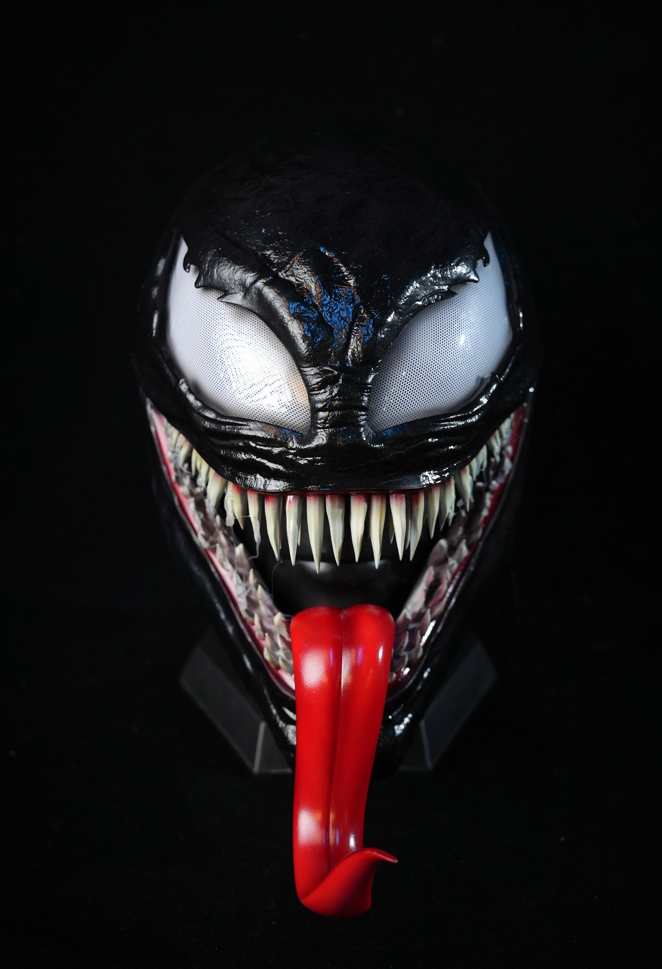 Black Symbiosis Helmet With Tongue