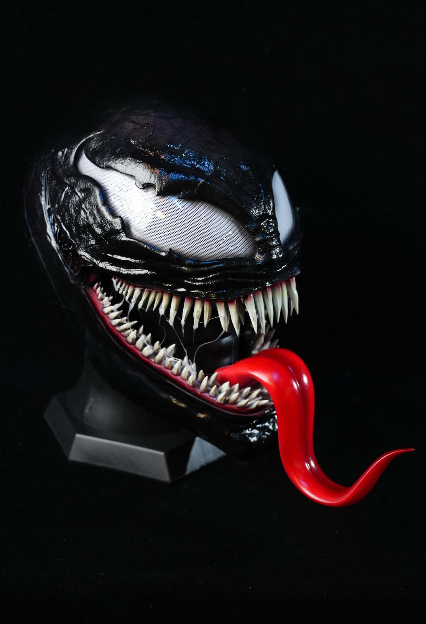 Black Symbiosis Helmet With Tongue