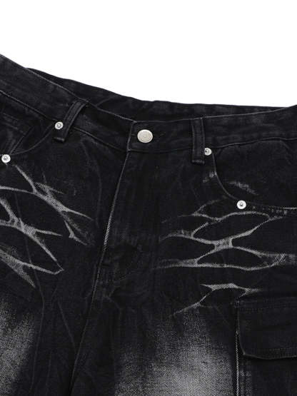 Short Sleeve Shirt & Shorts Denim Set