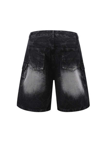 Short Sleeve Shirt & Shorts Denim Set