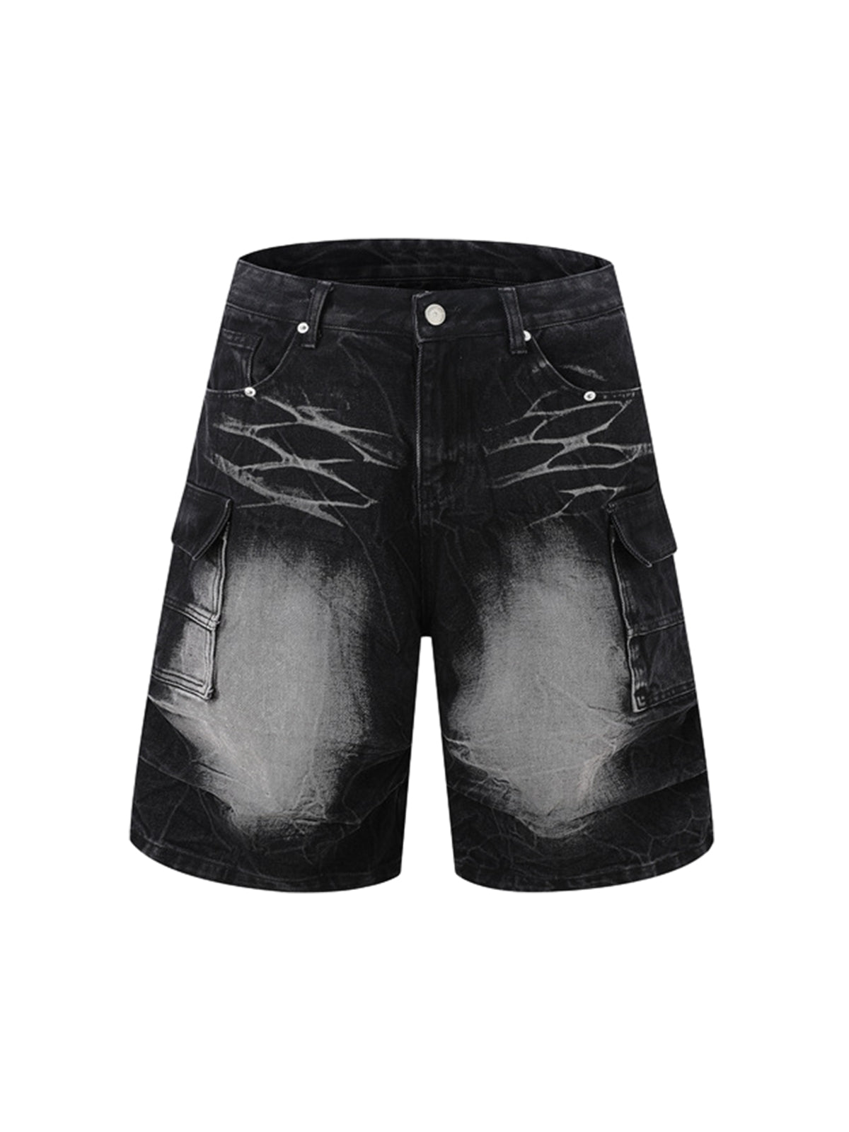 Short Sleeve Shirt & Shorts Denim Set