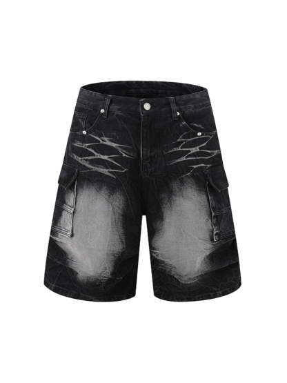 Short Sleeve Shirt & Shorts Denim Set