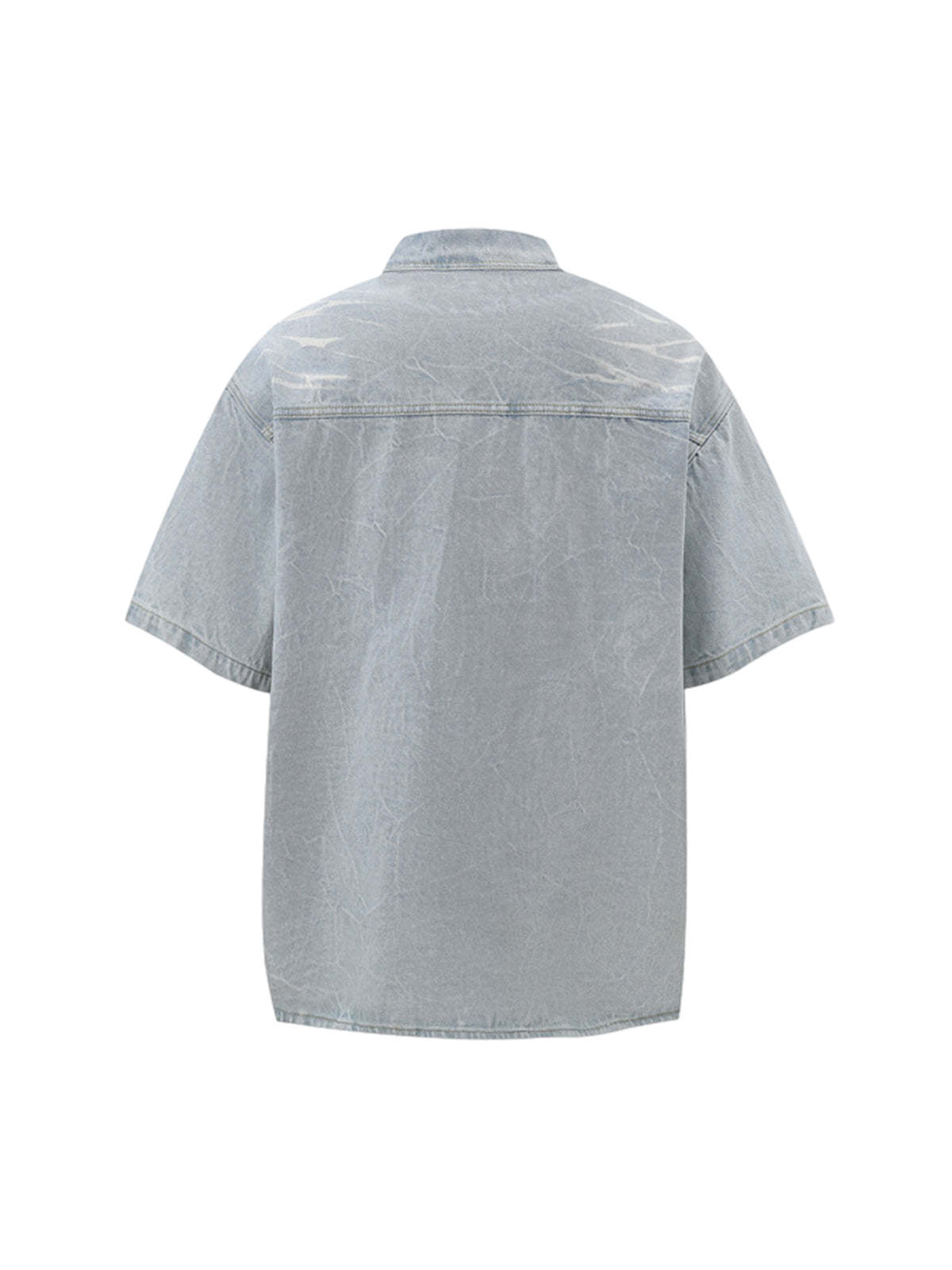 Short Sleeve Shirt & Shorts Denim Set