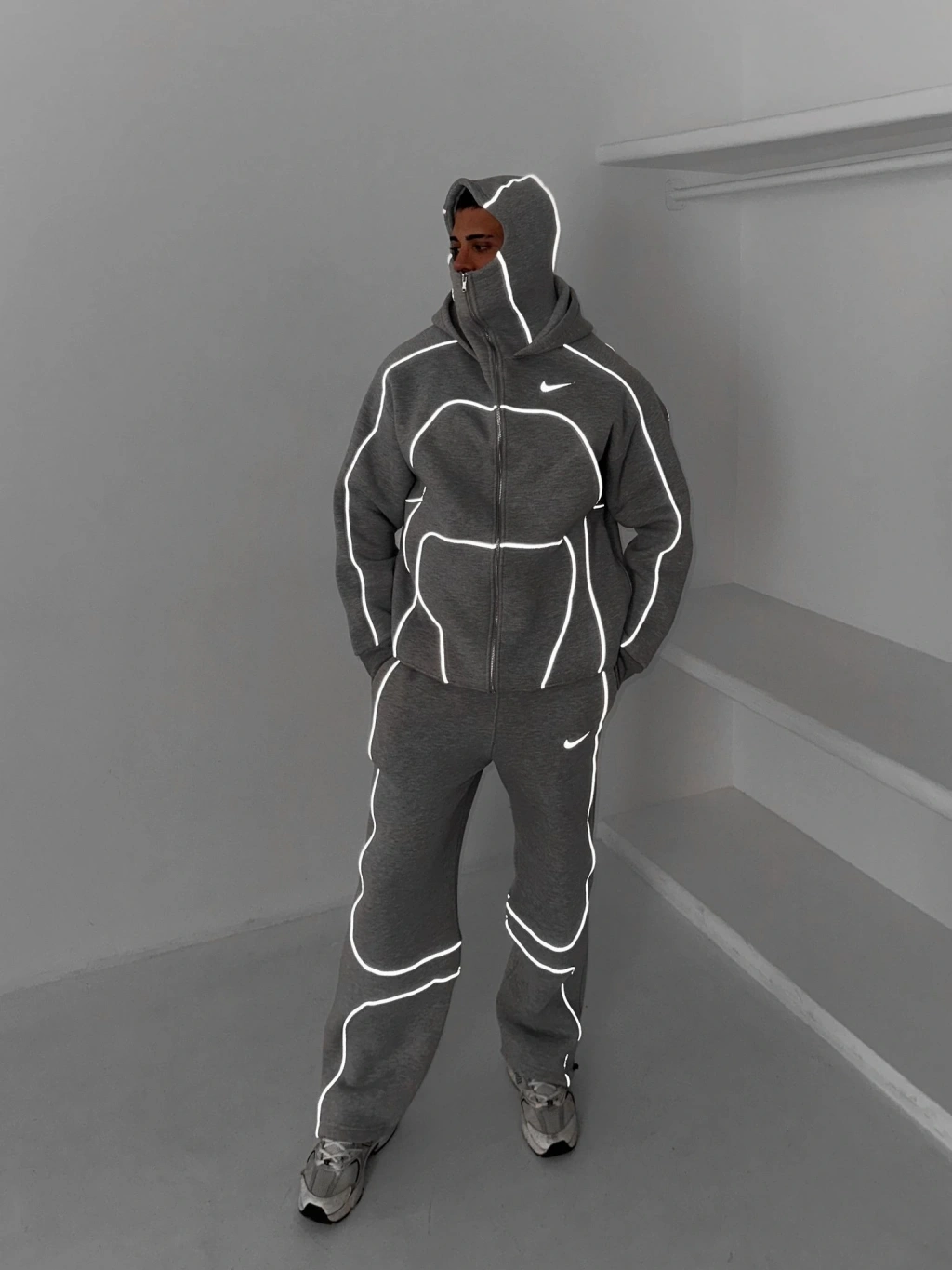 Full Reflective Oversize CP Tracksuit Set