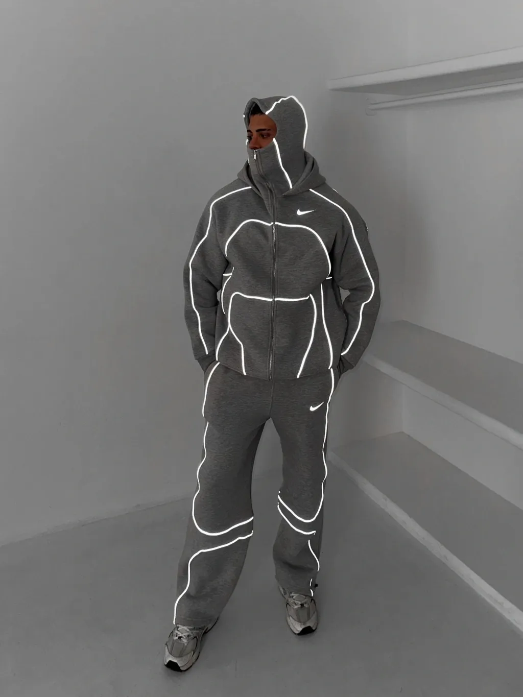 Full Reflective Oversize CP Tracksuit Set