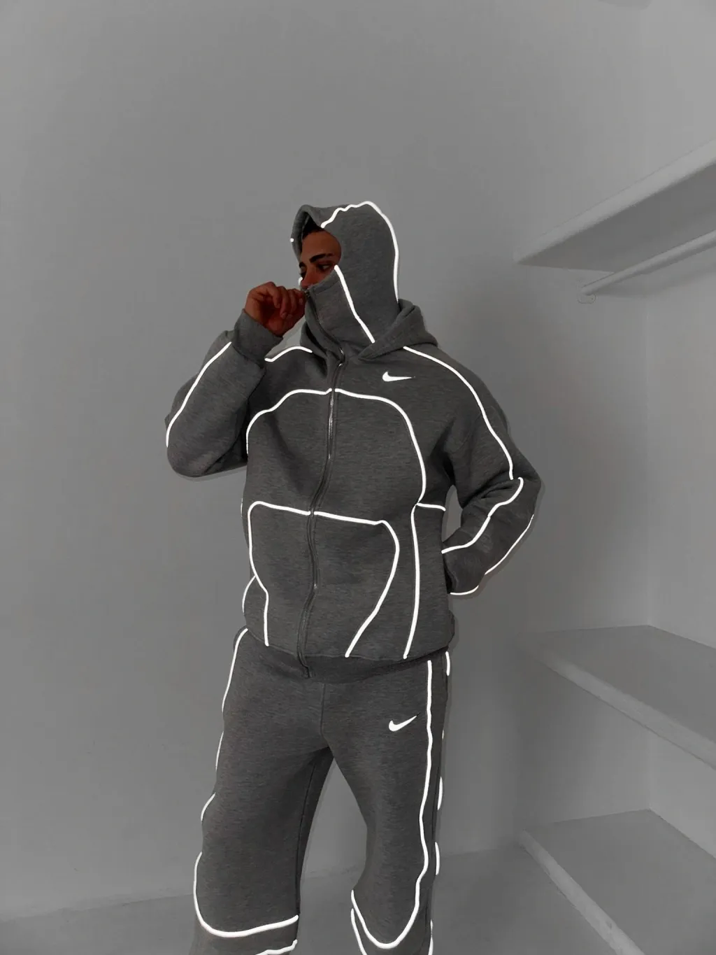 Full Reflective Oversize CP Tracksuit Set