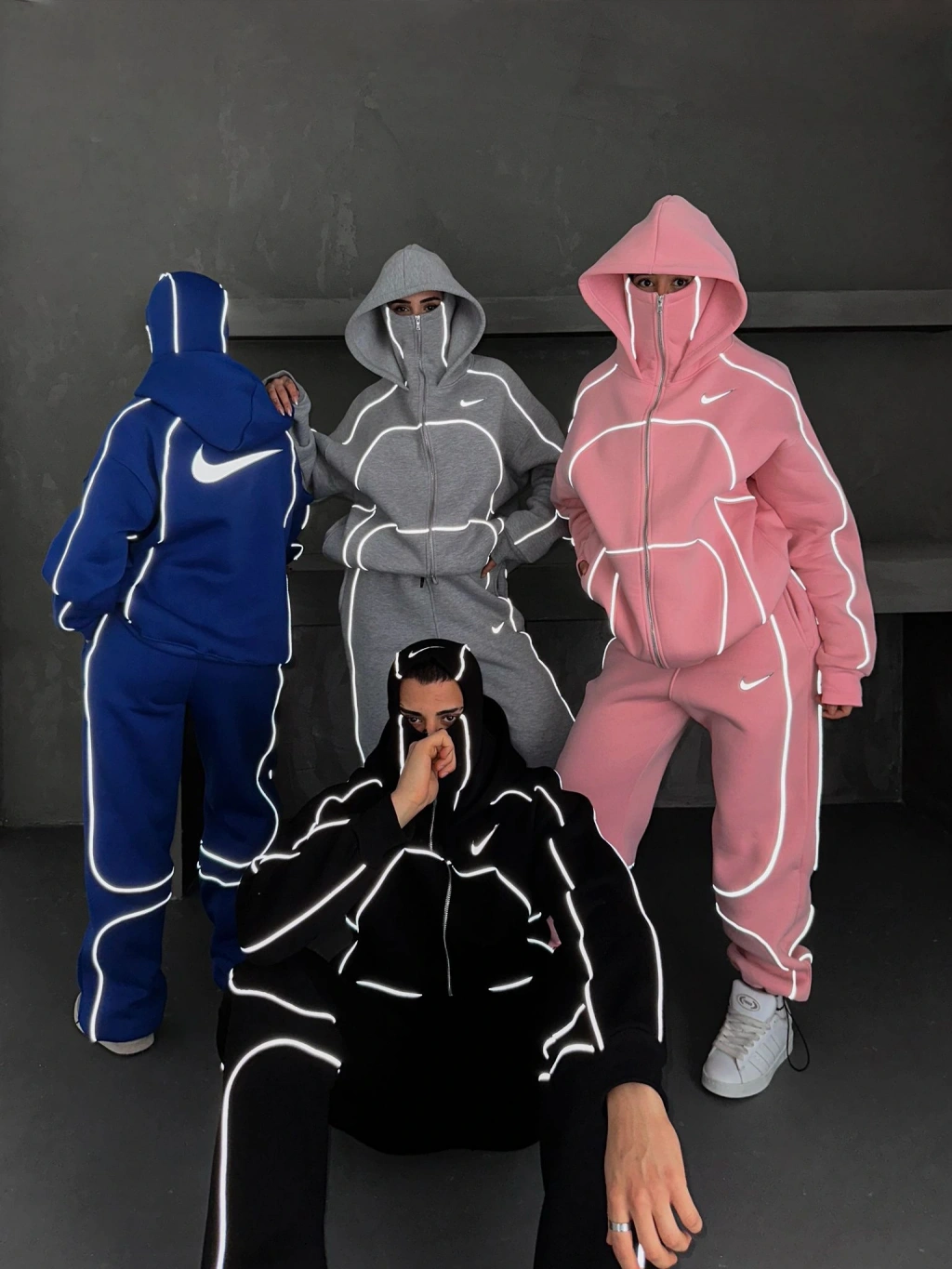 Full Reflective Oversize CP Tracksuit Set