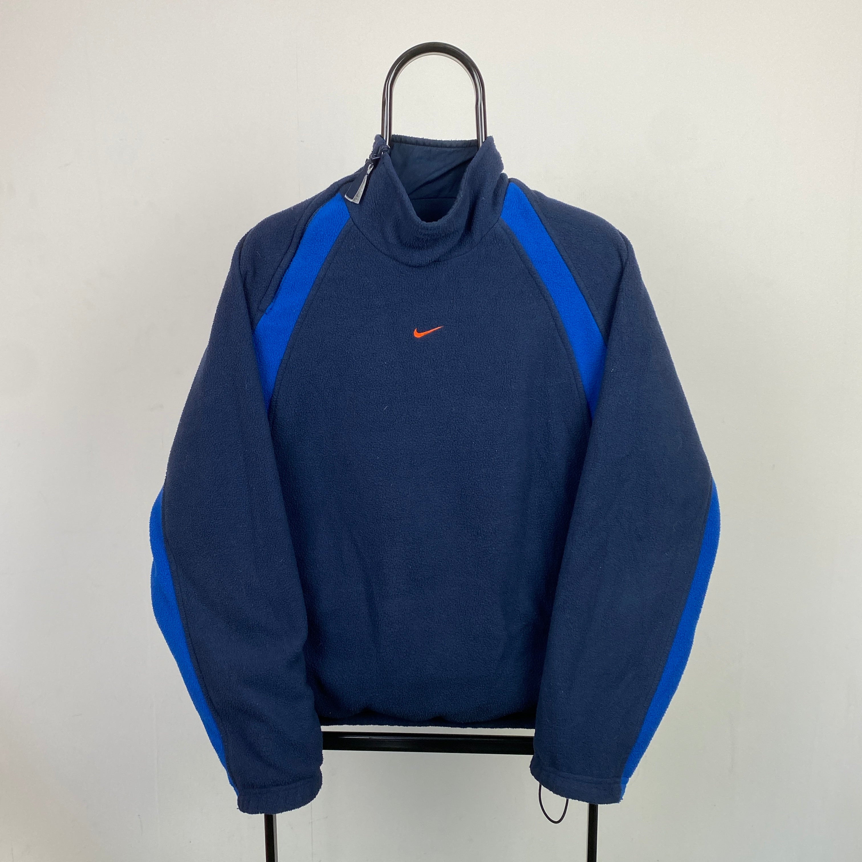 90s Reversible Side Winder Sweatshirt Blue