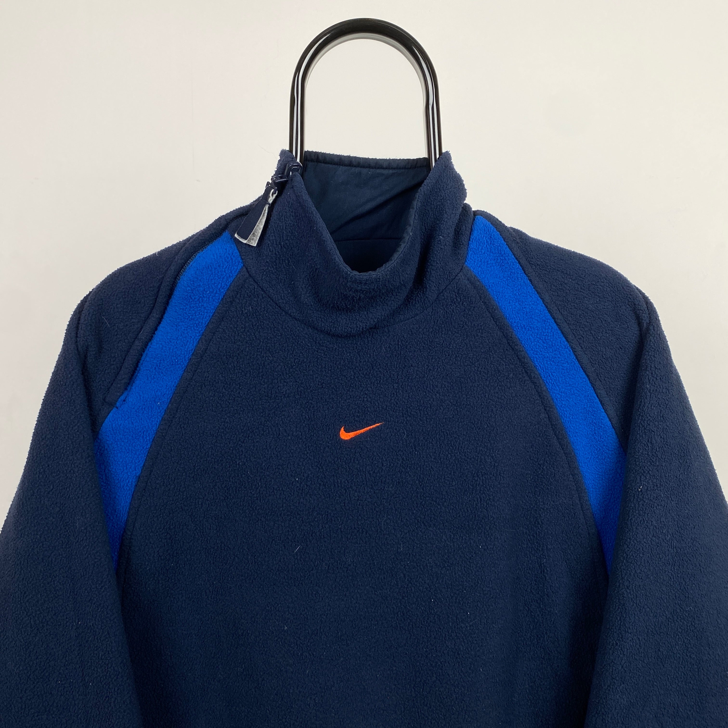 90s Reversible Side Winder Sweatshirt Blue