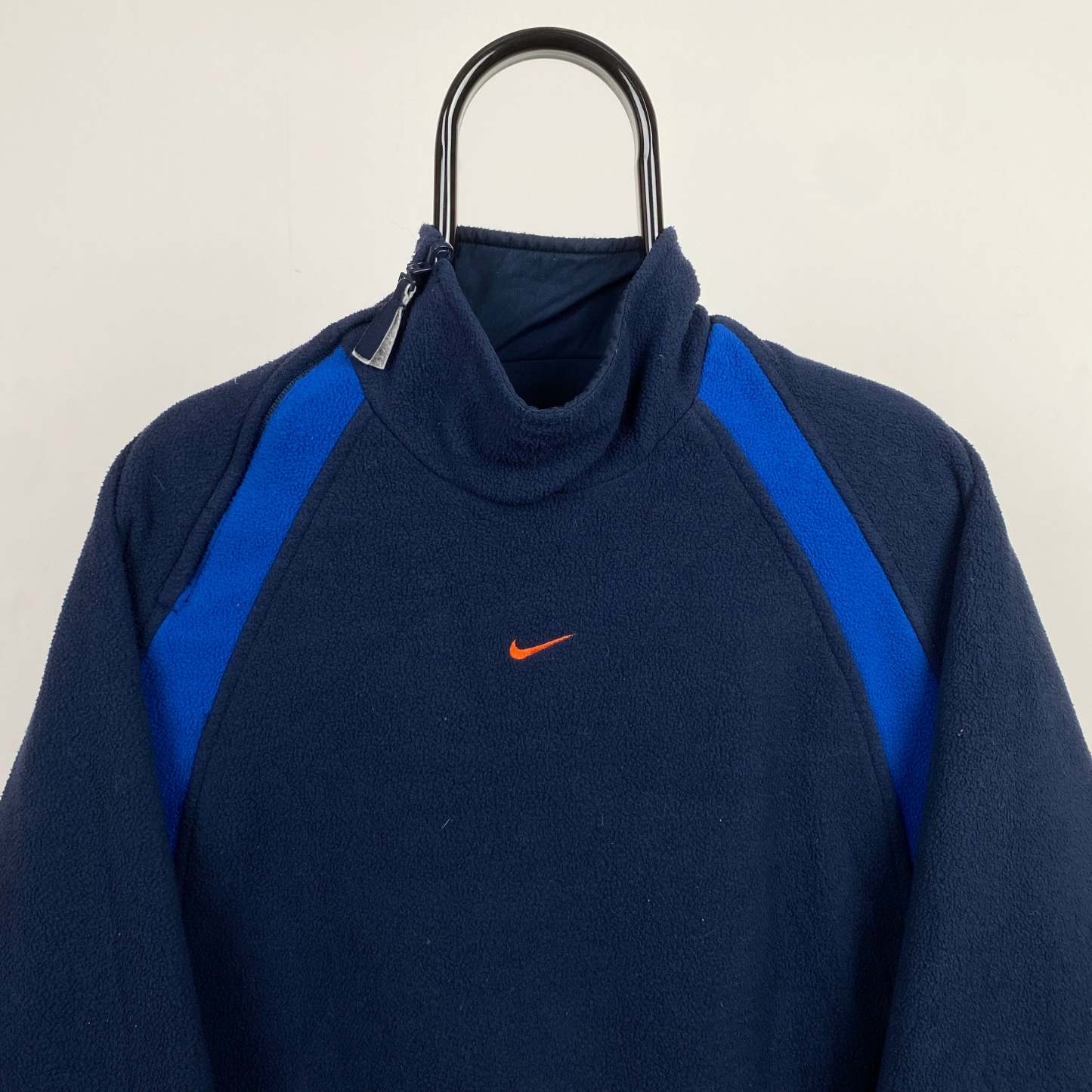 90s Reversible Side Winder Sweatshirt Blue