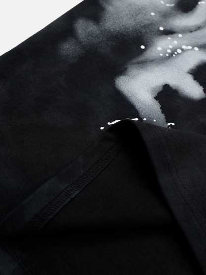  Eden Abstract Print Washed Tee