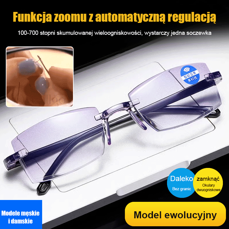 【Przywróć wzrok do jasności sprzed 20 lat】okulary do czytania z zoomem🔥Bezpośrednio z fabryki. Zostało 45 par. Zamów teraz.
