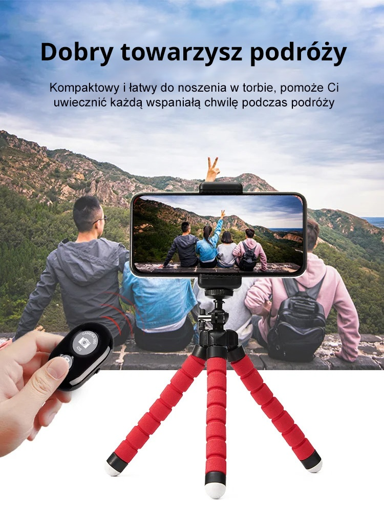 【Fotograficzny cud】Ośmiornica leniwa podstawka na telefon komórkowy