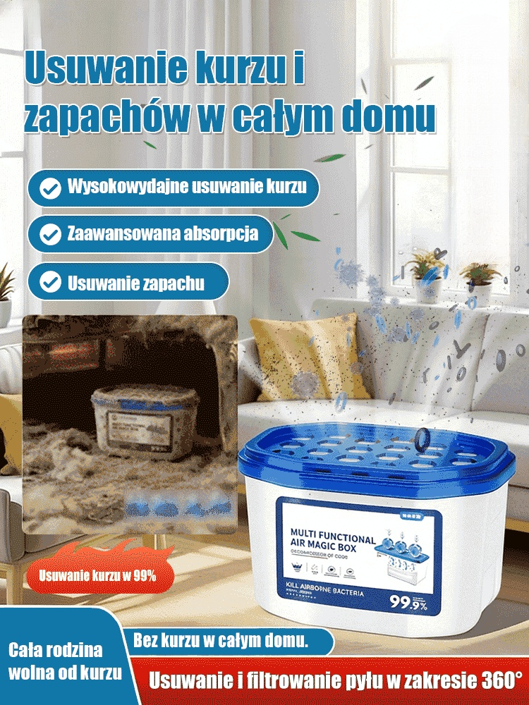 Darmowy okres próbny, czystość przez całą dobę i ponad 100 cykli oczyszczania powietrza każdego dnia.