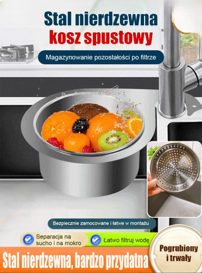 Kosz odpływowy do kuchni