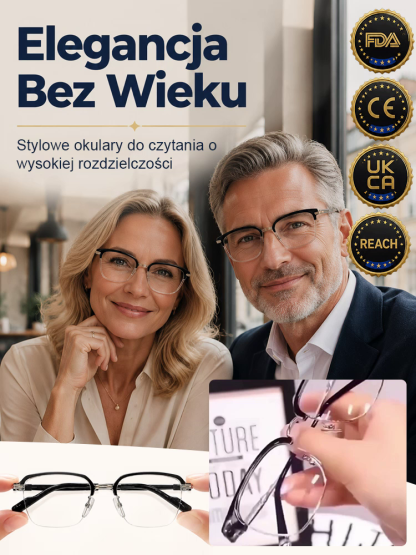 Modne okulary do czytania z ochroną przed niebieskim światłem – ostatni dzień wyprzedaży