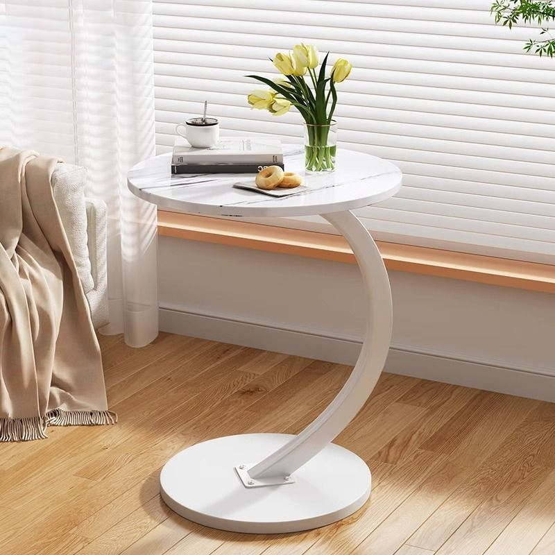 Lekki, luksusowy, okrągły, zdejmowany stolik kawowy