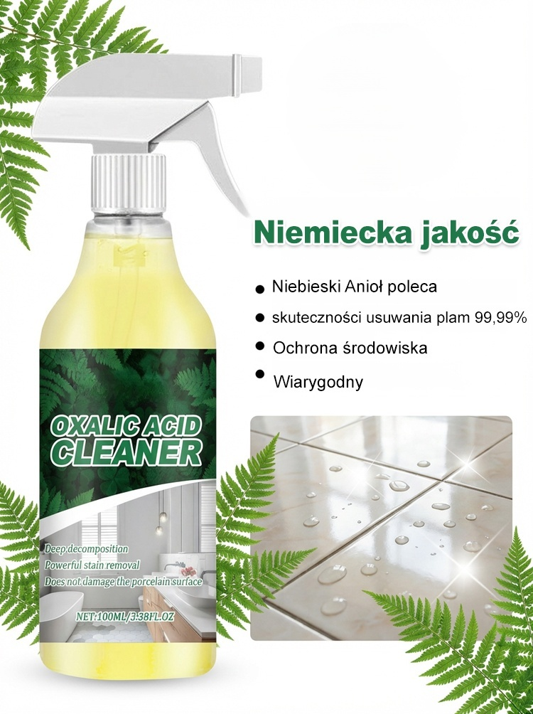 Środek czyszczący z kwasem szczawiowym