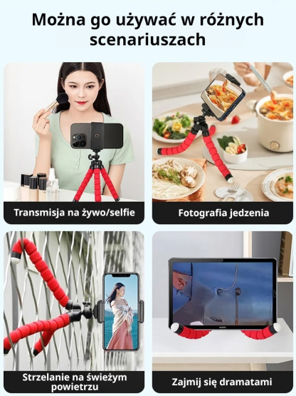 【Fotograficzny cud】Ośmiornica leniwa podstawka na telefon komórkowy