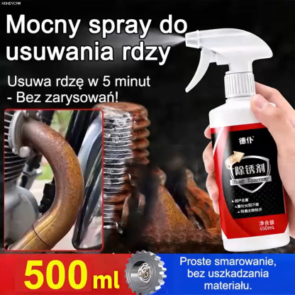 Wydajny środek do usuwania rdzy w sprayu