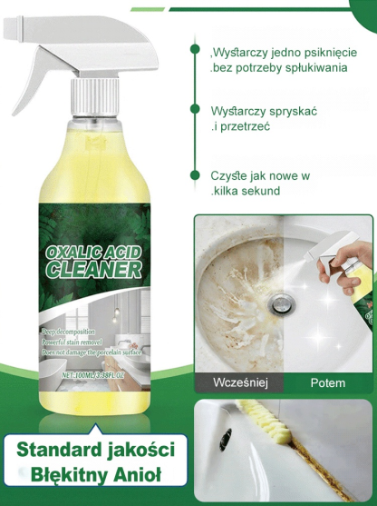 Środek czyszczący z kwasem szczawiowym