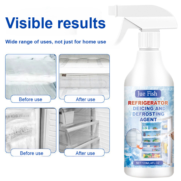 【3-Minute Rapid Defroster】 Refrigerator Deicing & Frost Removal Spray — No Power-Off Required!