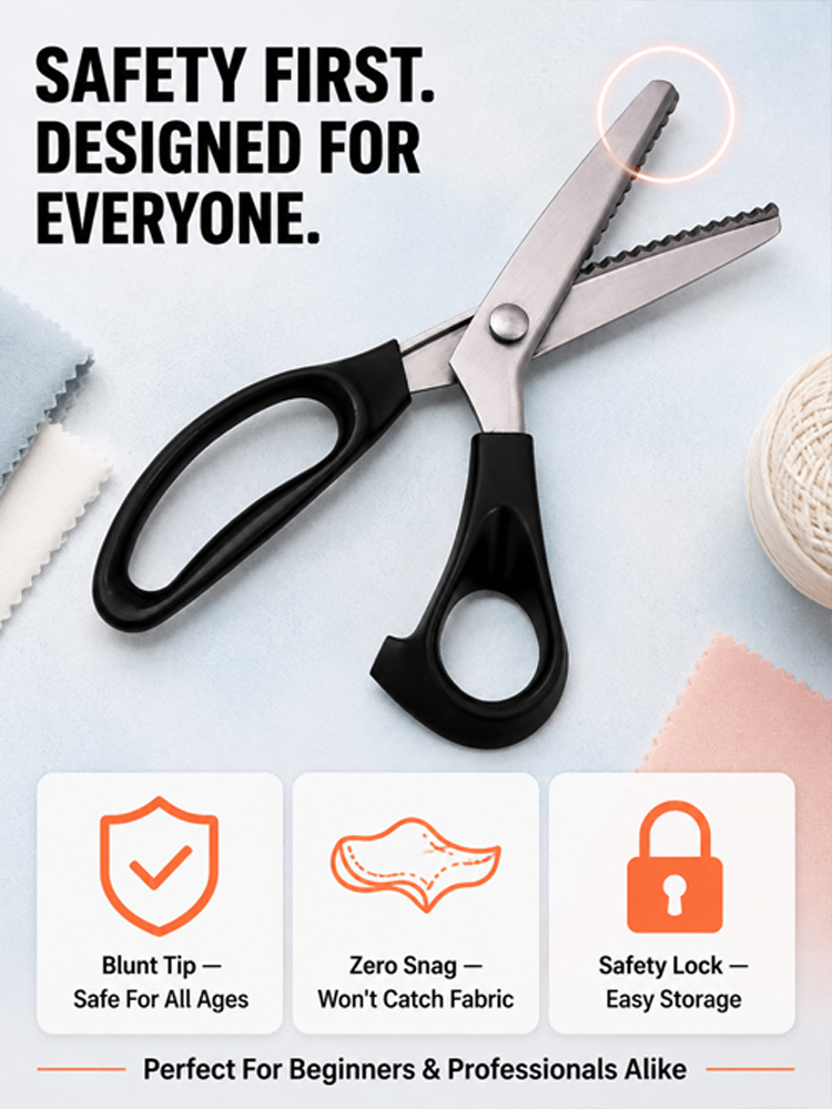 【Automatic Edge Sealing】Multifunctional Pinking Shears | No Fraying | 50% Off Today