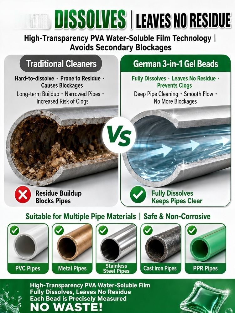 SL-German drain cleaning and deodorizing water-soluble beads