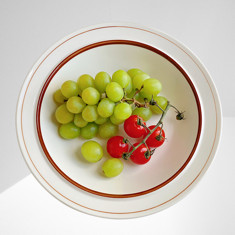Household ceramic dish, fruit and water dish
