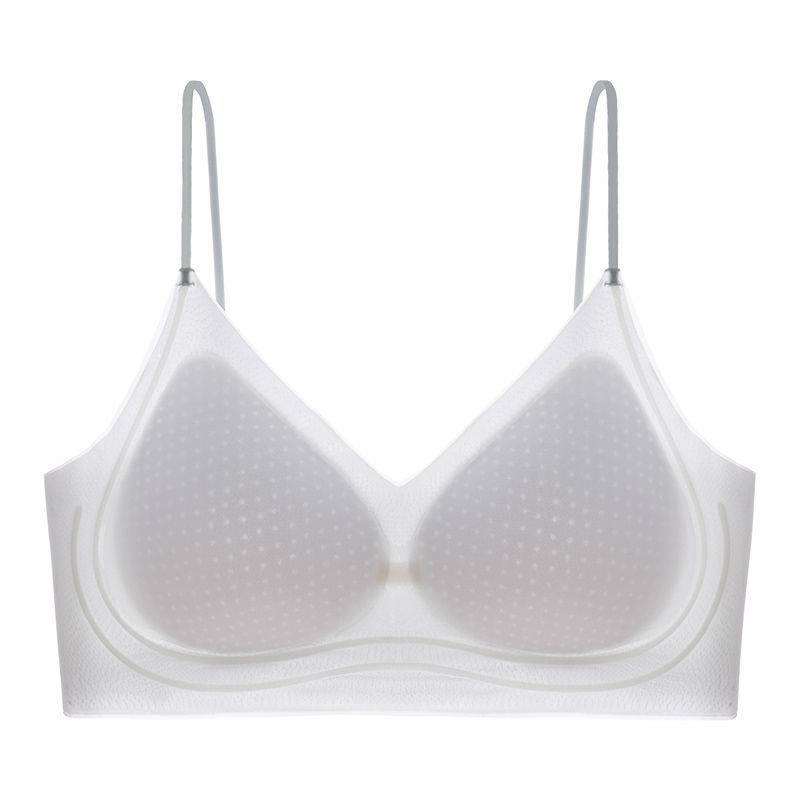 【5D Ultra-Thin Cooling Feel】Seamless Push-Up Camisole Bra