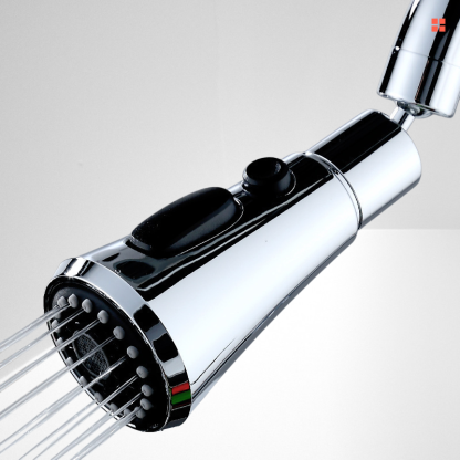 Kitchen faucet universal pressurization three speed blade 360 degree rotation