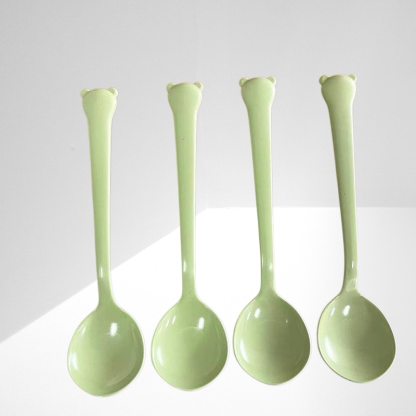 New style spoon high value cartoon cute long handle soup spoon rice spoon dessert spoon tableware