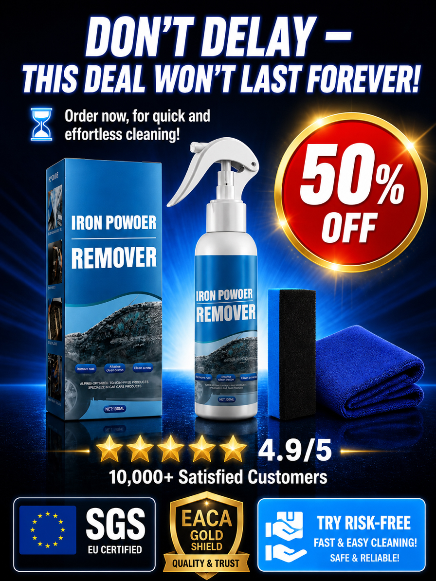Rust Removal Cleaning Spray Set! Just Spray & Wipe Away Rust, Buy 1, Get 1 Free + Free Ship! 