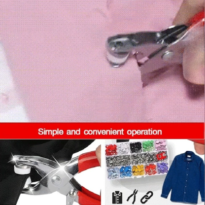 DIY snap tool with high quality and comprehensive functions. Widely used in clothing and accessories! 20% off clearance! 
