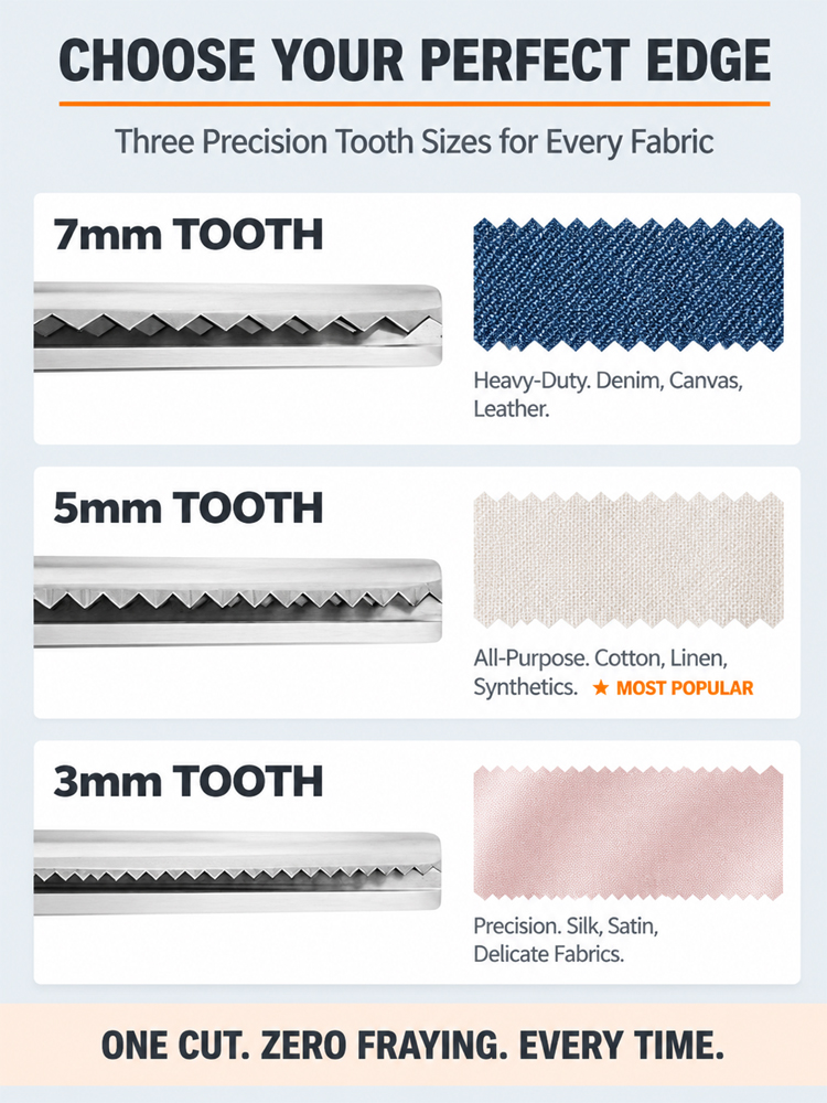 【Automatic Edge Sealing】Multifunctional Pinking Shears | No Fraying | 50% Off Today