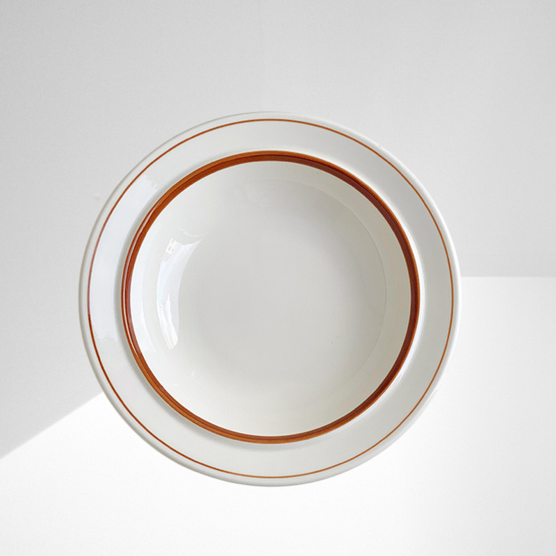 Household ceramic dish, fruit and water dish