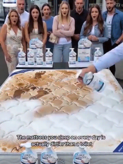 No-Rinse Mattress Cleaning Spray [No Removal, No Sun Required]