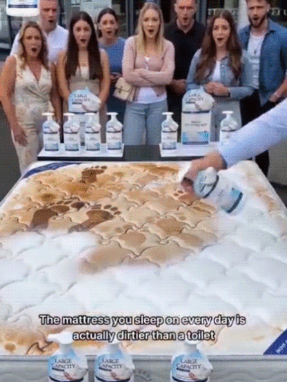 No-Rinse Mattress Cleaning Spray [No Removal, No Sun Required]