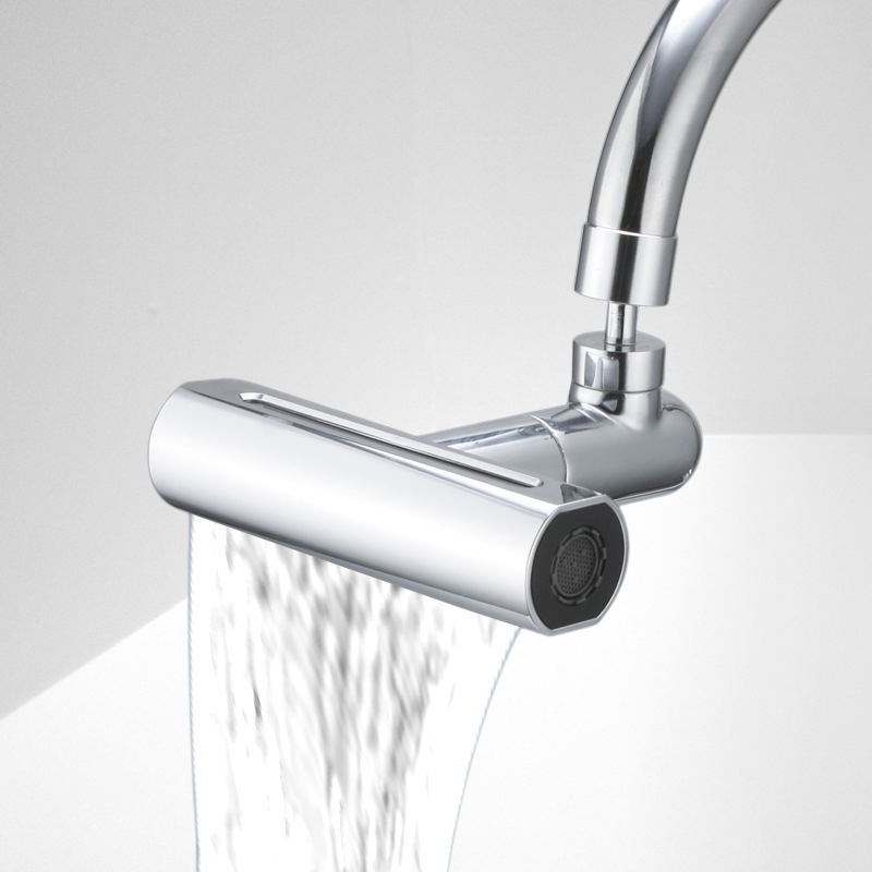 Kitchen extended faucet with multifunctional water outlet spout, vegetable basin pressurized faucet