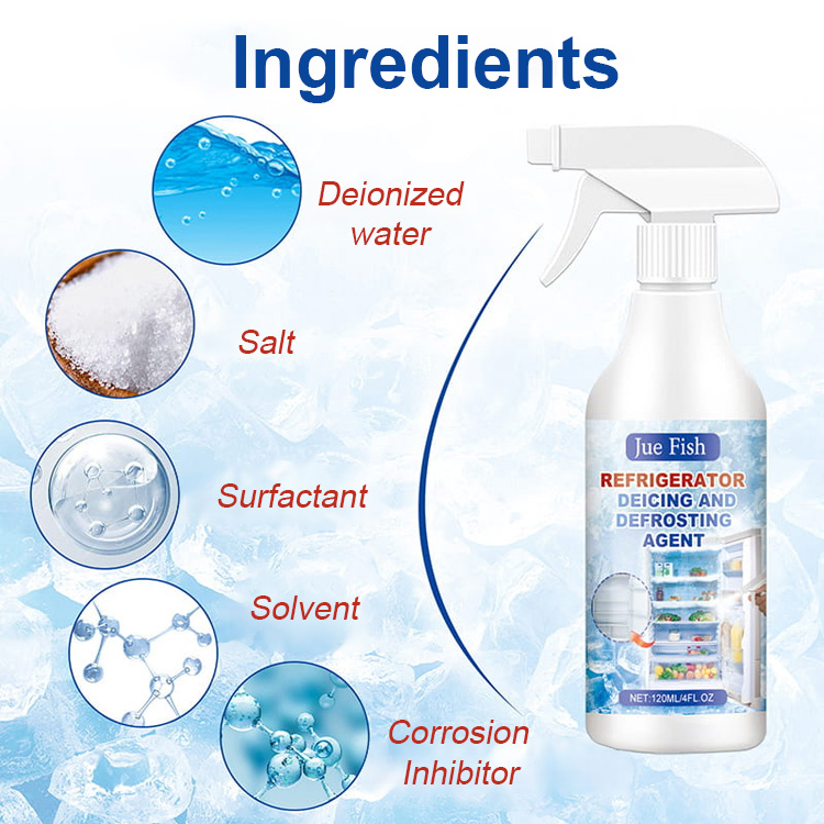 【3-Minute Rapid Defroster】 Refrigerator Deicing & Frost Removal Spray — No Power-Off Required!